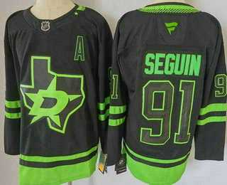 Men's Dallas Stars #91 Tyler Seguin Black Alternate Authentic Jersey,We sell and wholesale Men's Dallas Stars #91 Tyler Seguin Black Alternate Authentic Jersey on line form chian!